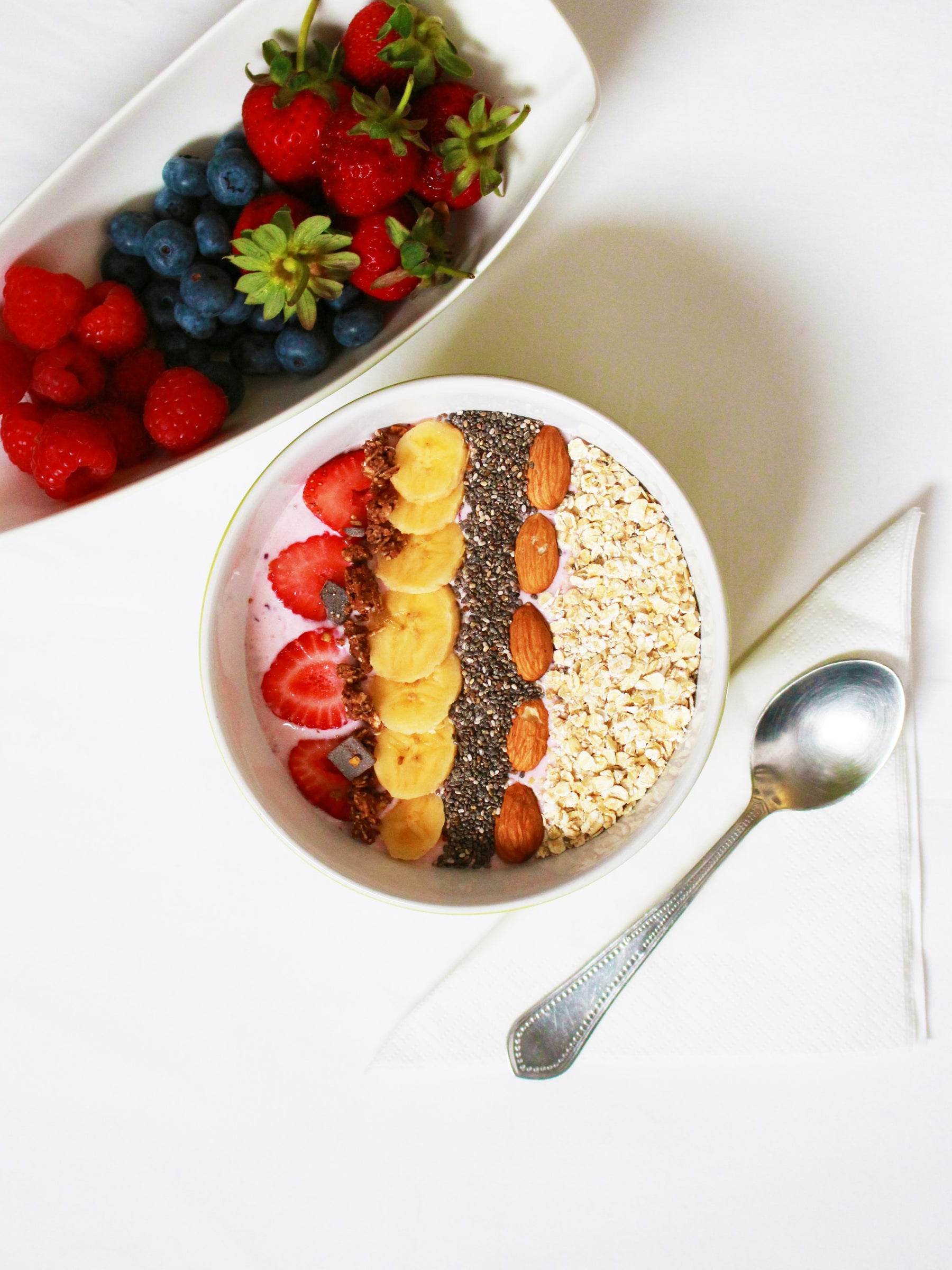 Porridge de avena trasnochada