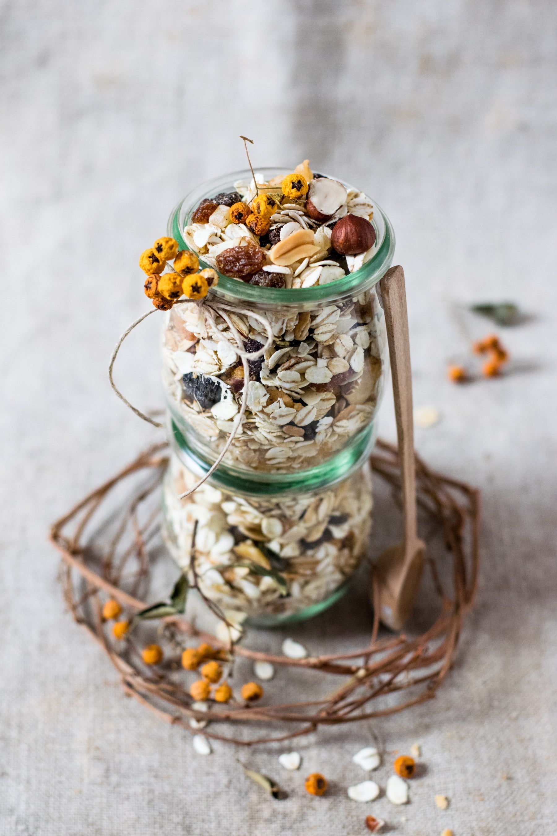 Muesli casero antioxidante
