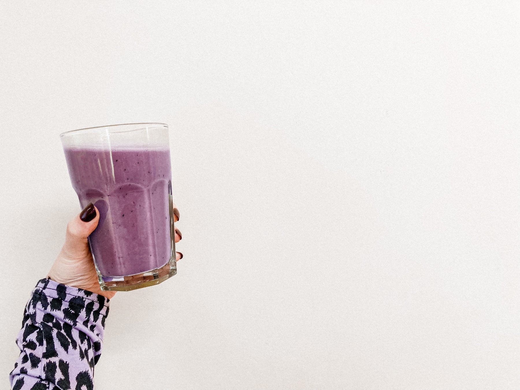 Batido de yogurt y berries