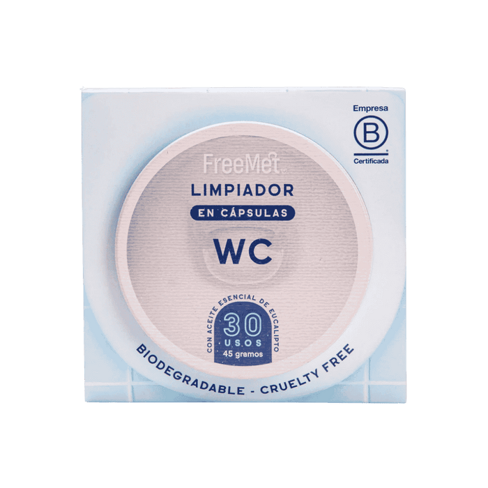 Capsulas Limpiadoras WC FreeMet 45 g