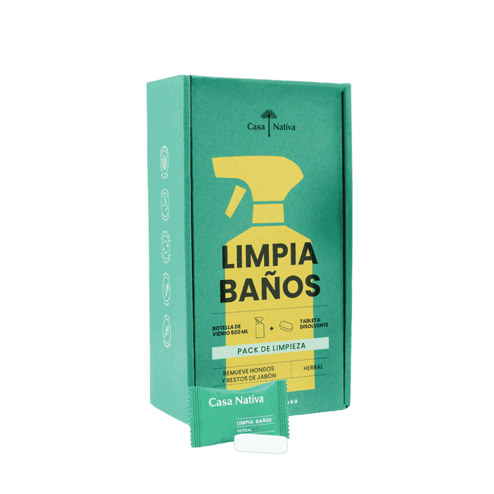 Kit inicial limpia baños casa nativa