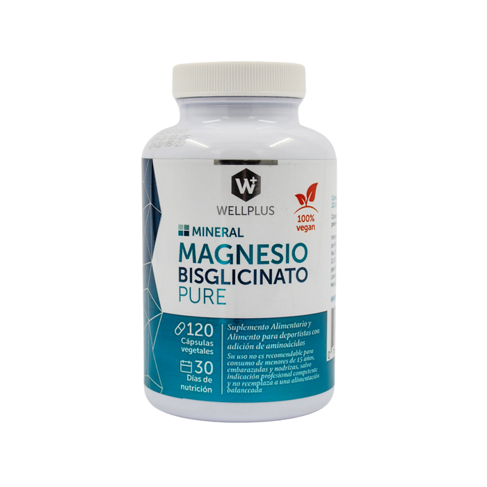 Magnesio bisglicinato pure Wellplus 120 caps