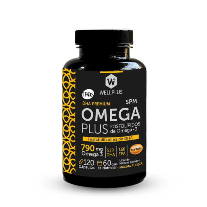 Omega Plus 790 mg Wellplus 60 caps.