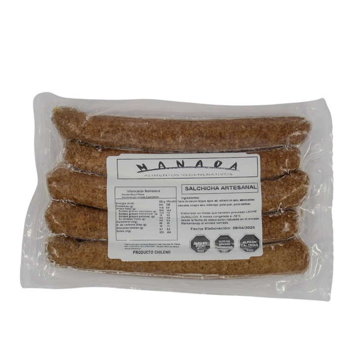 Salchicha Artesanal Manada 5 Unidades