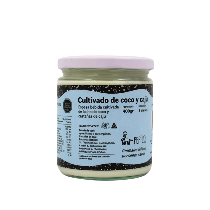 Yogurt Cultivado de Coco Pepilú 400 grs.