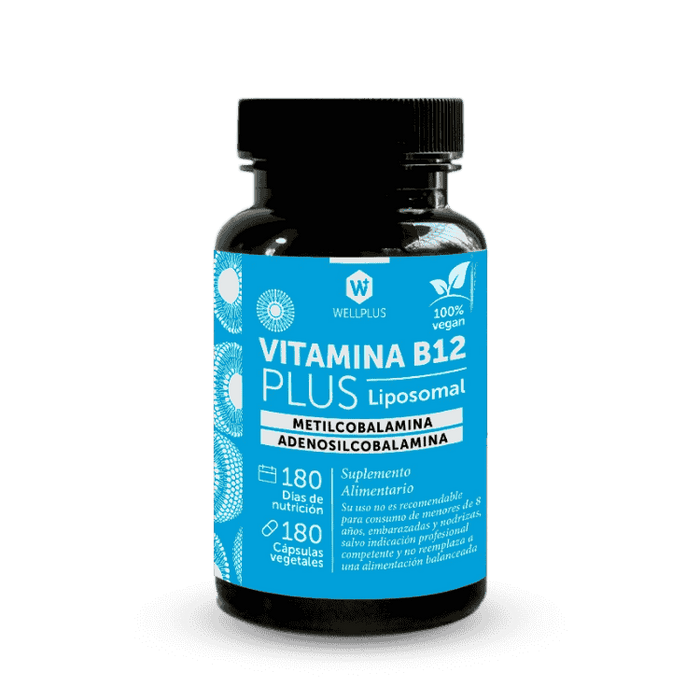 b12 plus liposomal 180 capsulas wellplus