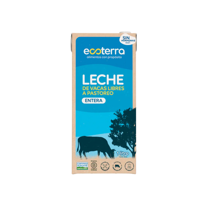 Leche Ecoterra Entera 1Lt
