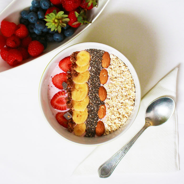 Porridge de avena trasnochada