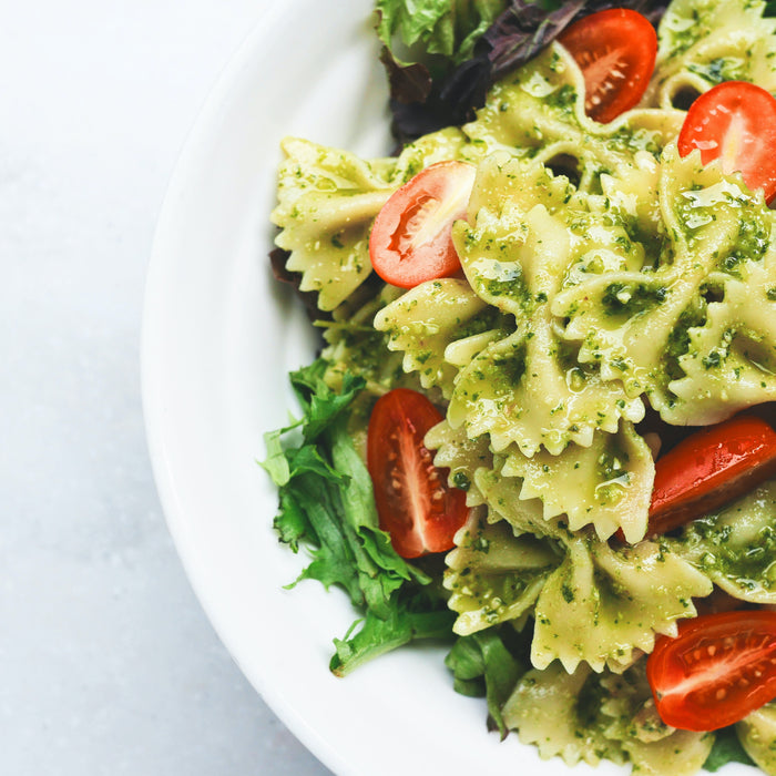 Ensalada de pasta tricolor