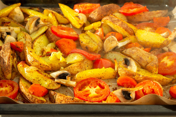 Verduras asadas con especias y ghee