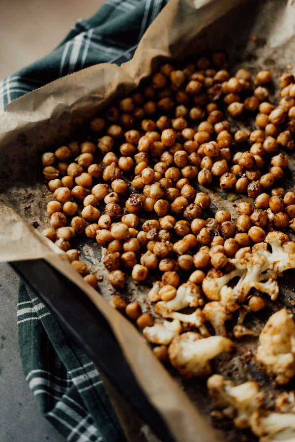 Snacks de garbanzos con sal de mar