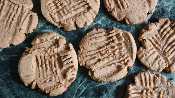 Galletas veganas de mantequilla de maní