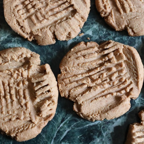 Galletas veganas de mantequilla de maní