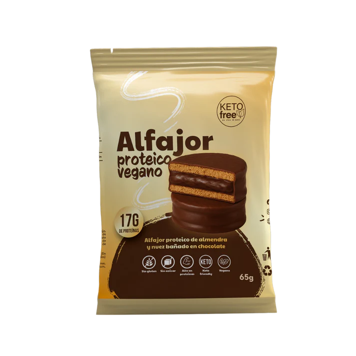 Alfajor Keto Proteico Vegano Keto Free