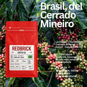 Café Brasil, Cerrado Mineiro, tostado por Redbrick