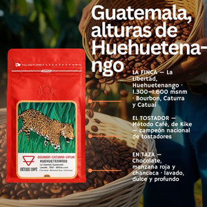 Café Guatemala, Huehuetenango, tostado por Método Café