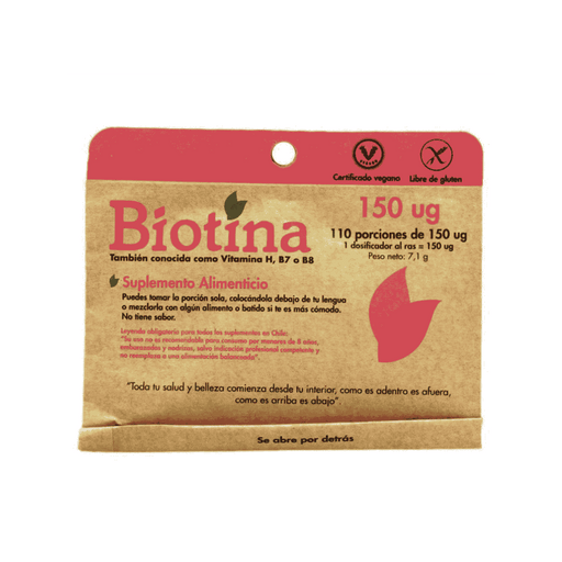 Biotina Dulzura Natural Polvo 150 ug