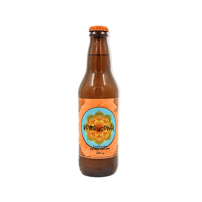 Kombucha kombuconce Naranja y curcuma 330 ml.