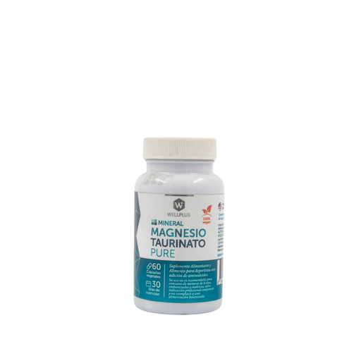 Magnesio Taurinato pure Wellplus 60 caps.