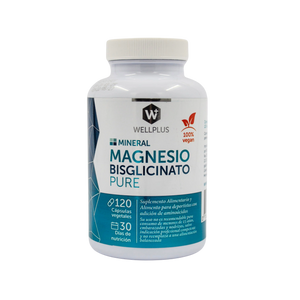 Magnesio bisglicinato pure Wellplus 120 caps