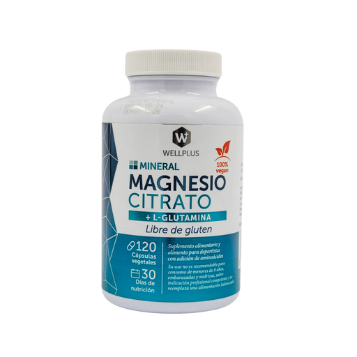Magnesio Citrato Wellplus 120 caps.