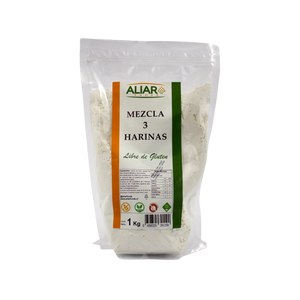 Mezcla de 3 harinas sin gluten