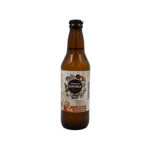 Kombucha naranja jengibre marca Espora