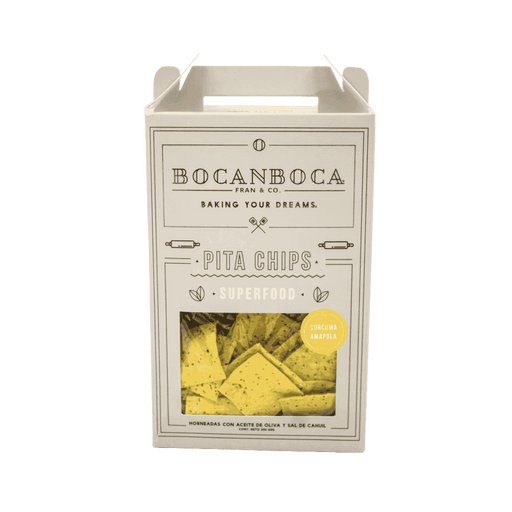 Pita Chips Curcuma Amapola 200 grs 