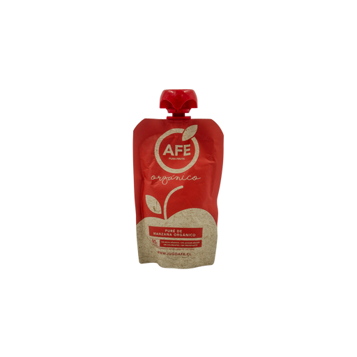 Pure de manzana orgánico marca Afe