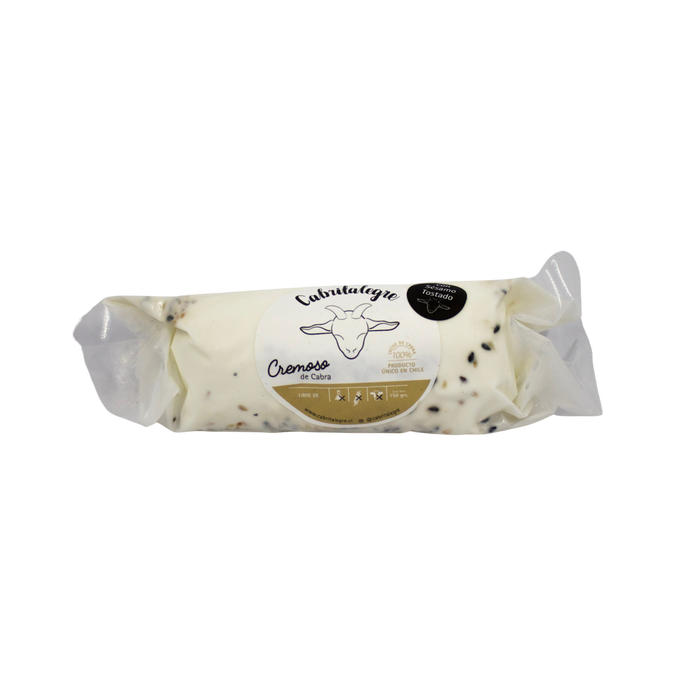 Queso de cabra untable con sesamo tostado