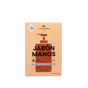 Recarga Jabón espuma Casa Nativa aroma Jardín Japones