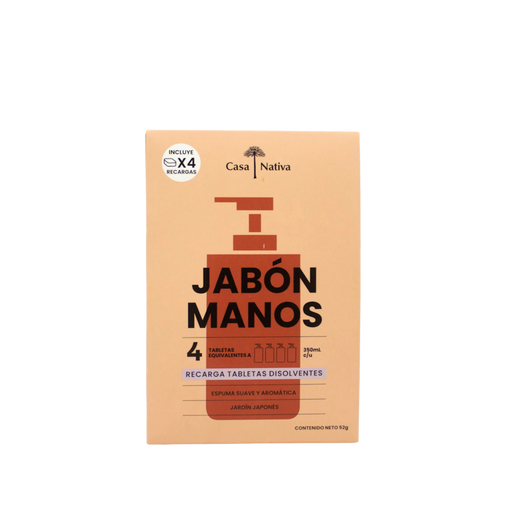 Recarga Jabón espuma Casa Nativa aroma Jardín Japones