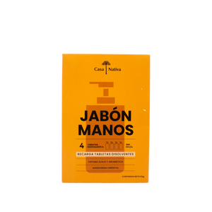 Jabón espuma mandarina oriental Casa Nativa
