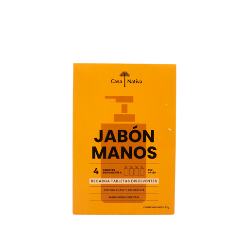 Jabón espuma mandarina oriental Casa Nativa
