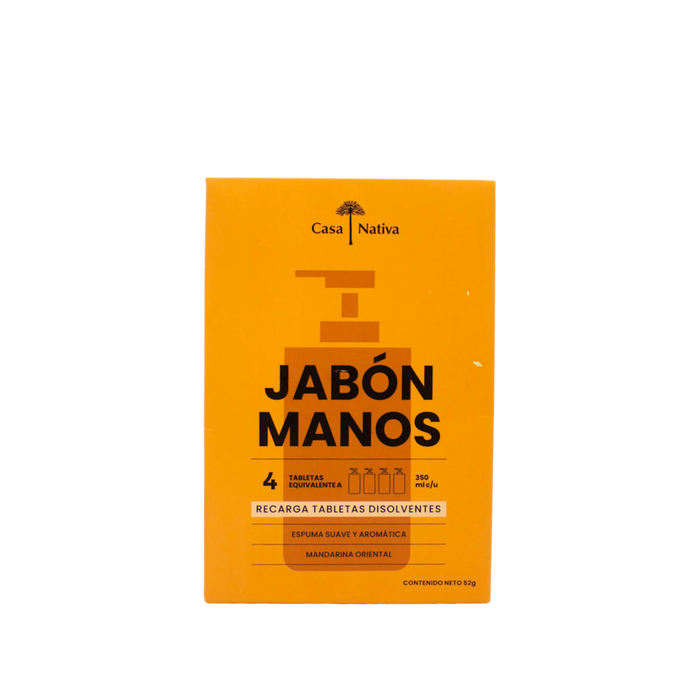 Jabón espuma mandarina oriental Casa Nativa