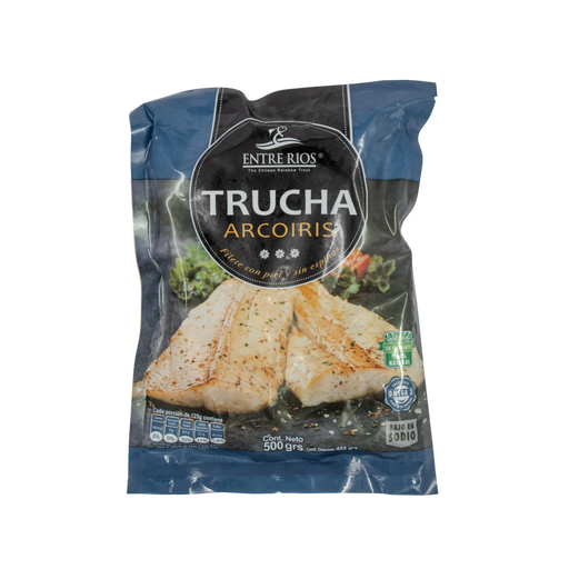Trucha arcoiris  filete 500 grs.
