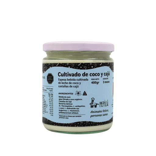 Yogurt Cultivado de Coco Pepilú 400 grs.
