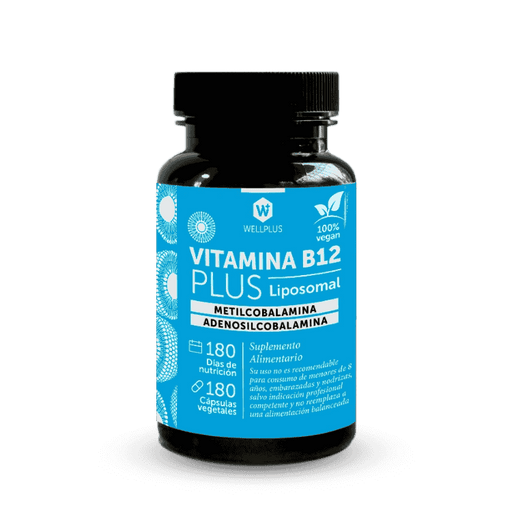 b12 plus liposomal 180 capsulas wellplus 