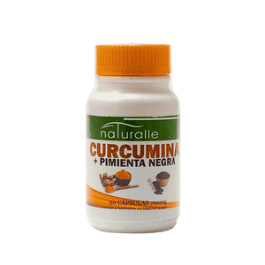 Curcuma pimienta 700 mg. Naturalle 90 caps.