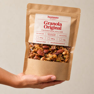 Granola Humano Market en bolsa kraft