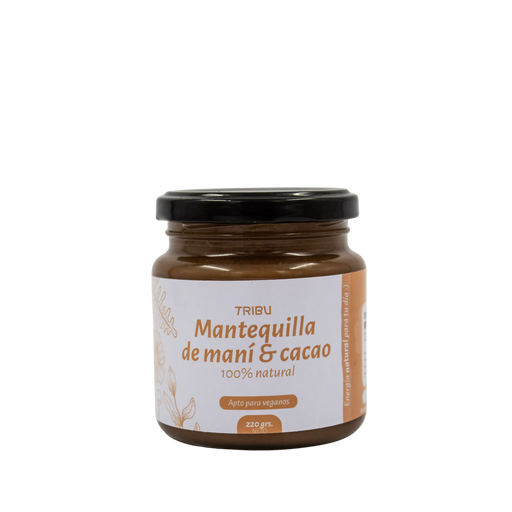 Mantequilla Maní Cacao Tribu 220 gr