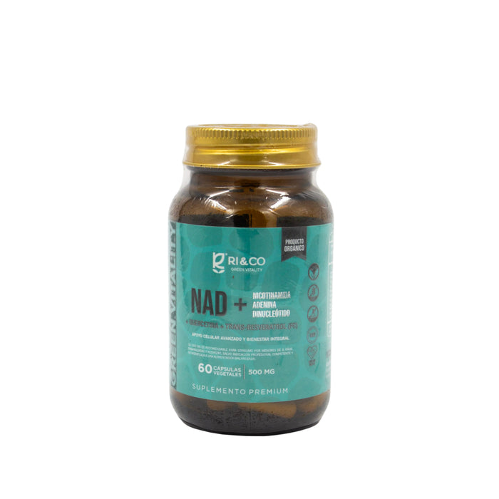 NAD Quercetina y Resveratrol Rico Spa 60 caps.