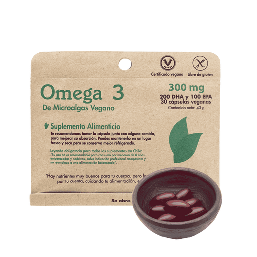 Omega 3 microalgas vegano