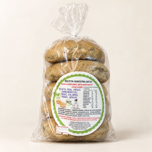Pan campesino redondo keto low carb - Receta Maestra