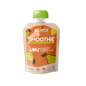 Smoothie Ecoterra de yogurt, mango, pera y manzana en pouch de 90 g