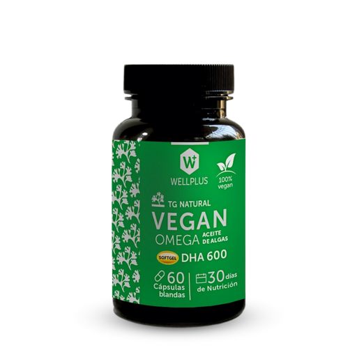 vegan omega plus dha 600 wellplus 60 caps